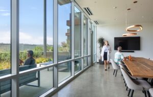 NuVasive Experience Center Interior-Exterior Patio