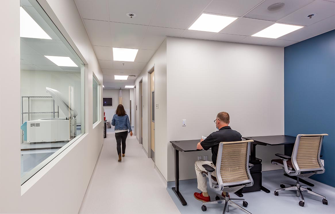 LJI Center for Clinical Investigation Lab and Work Area